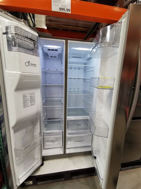 Costco refrigerators on sale - Costco Direct. Online Only. Member Only Item. Black Stainless Steel. Black Stainless Steel. Price includes $650 savings on Stainless Steel and $750 on Black Stainless Steel and Price includes additional $100 LG Value Add savings. Price valid through 2/28/24. Item Qualifies for Costco Direct Savings. See Product Details.